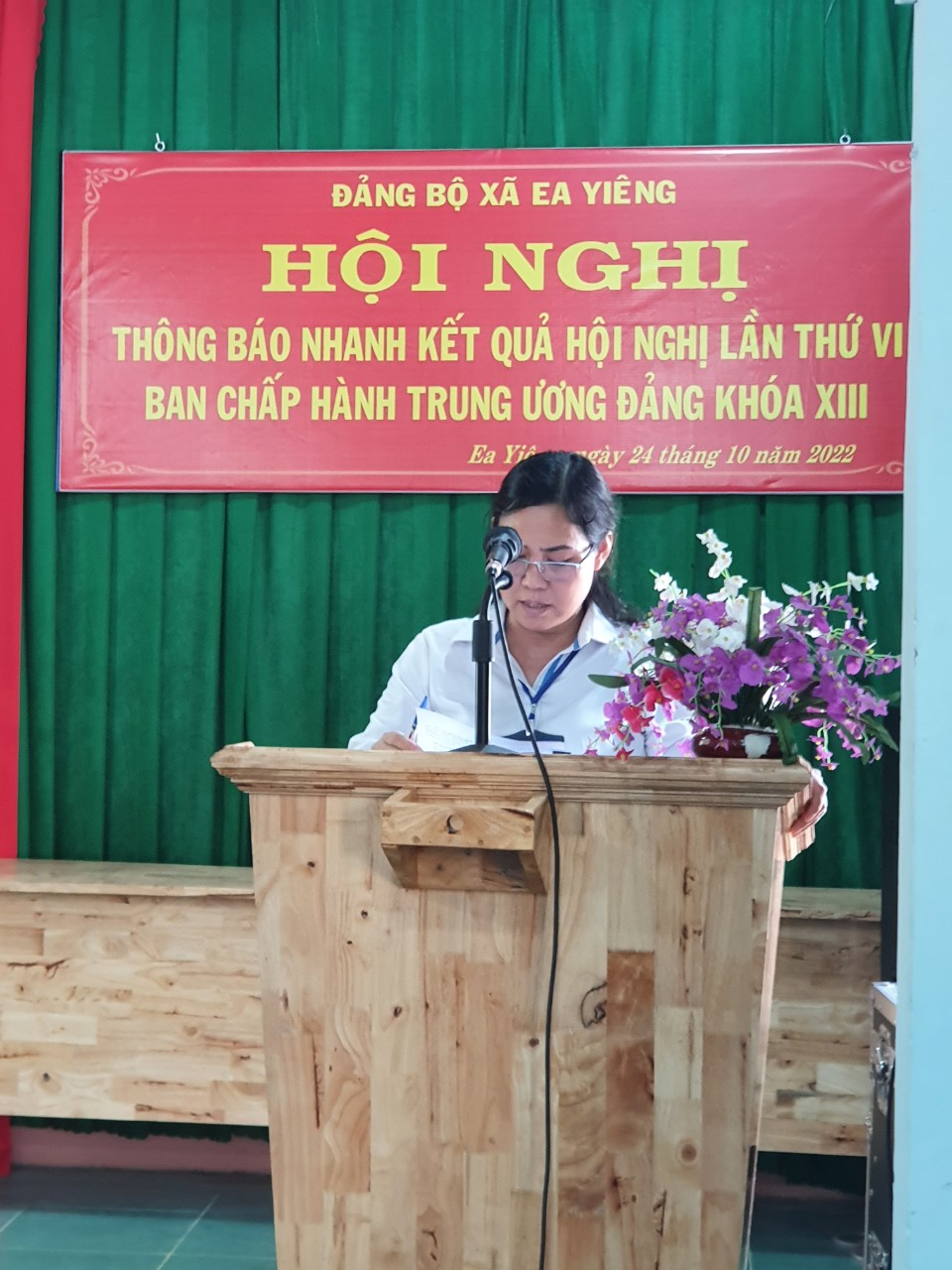 HỘI NGHỊ THÔNG BÁO NHANH KẾT QUẢ HỘI NGHỊ LẦN THỨ VI BAN CHẤP HÀNH TRUNG ƯƠNG ĐẢNG, KHÓA XIII